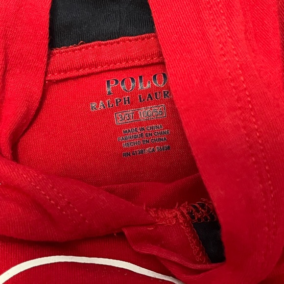 Polo Ralph Lauren Sui skier hooded long sleeve tee boys 3t - Picture 4 of 4